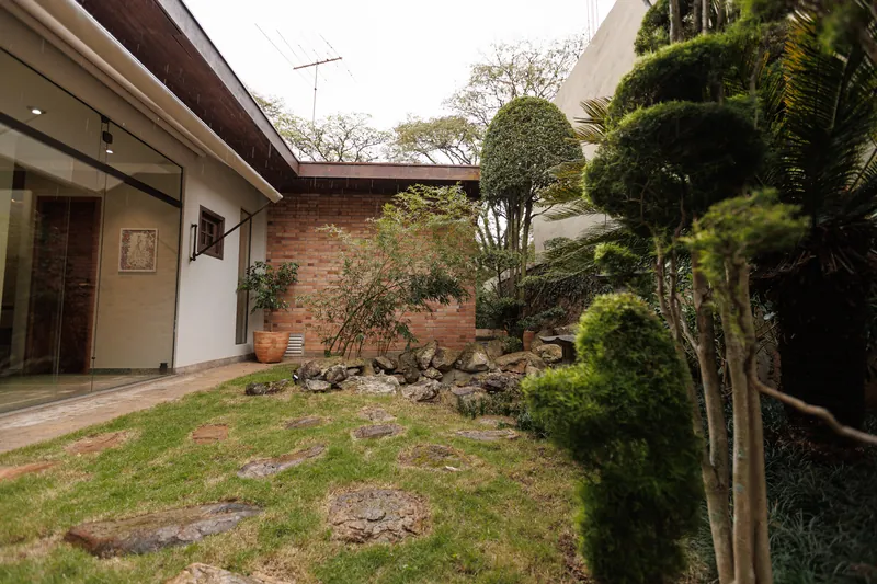 Os jardins da Casa.